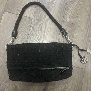 “The Sak” Crochet Shoulder Bag with Sequence